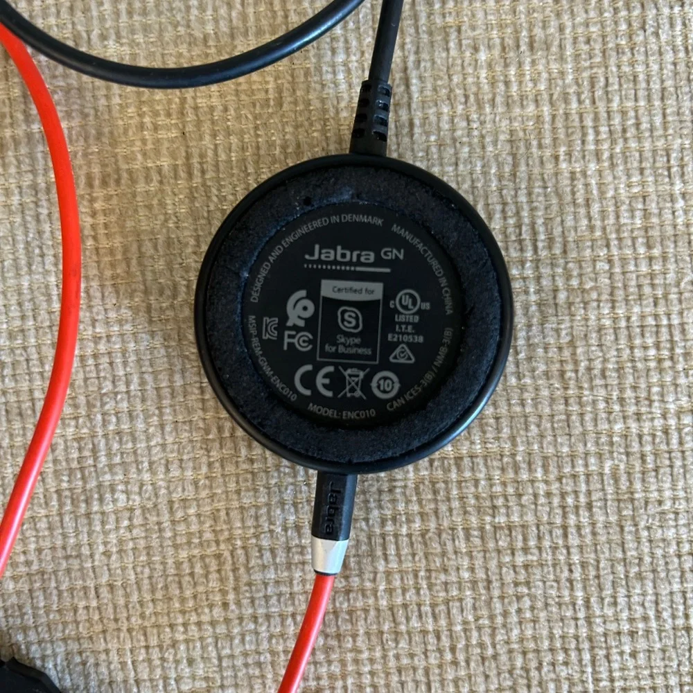 Jabra ENC010 USB Wired Headset Single Ear Noise canceling microphone